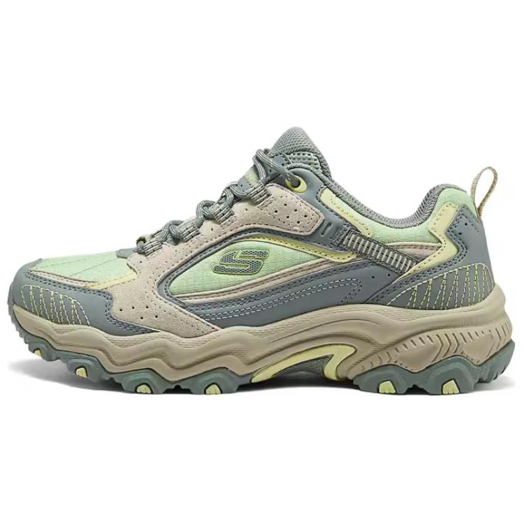 Skechers OUTDOOR Anti-Slip Wear-Resistant Low-Top Trekking Shoes Women's Green