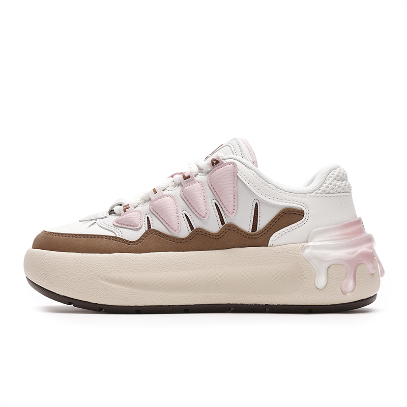 FILA CARROT 2 Low Top Skateboard Shoes Women's White Brown