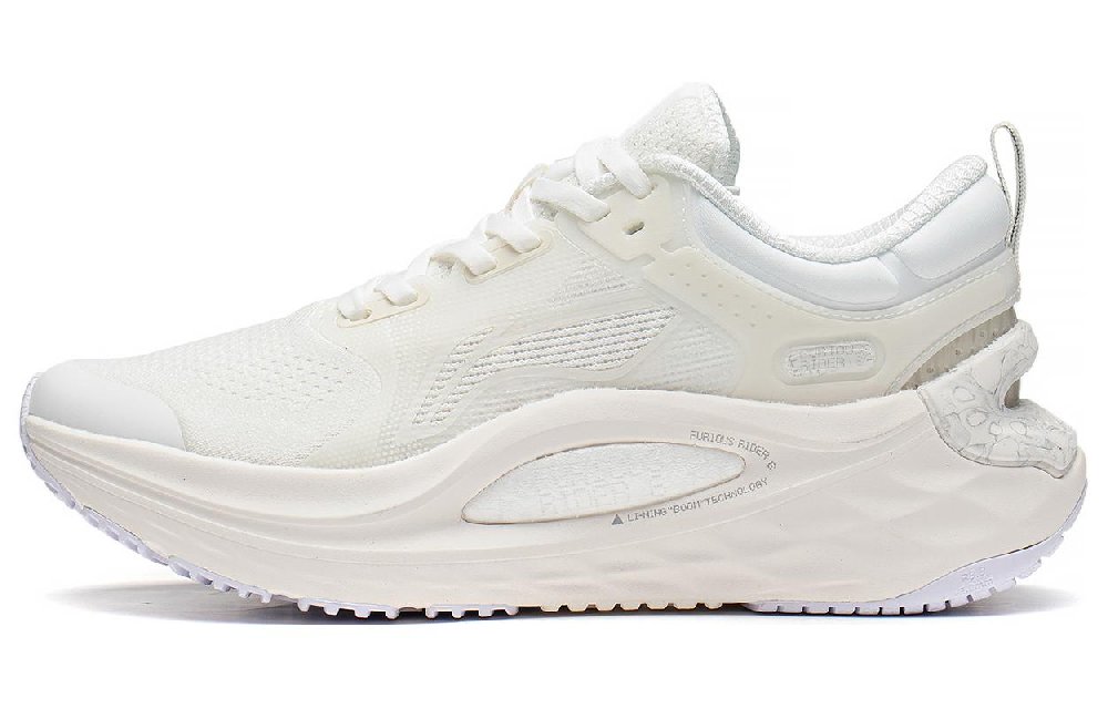 LiNing Furious Rider 6.0 Cushioning Anti-Slip And Wear-Resistant Low-Top Running Shoes Women's White