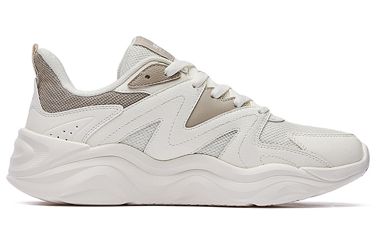 361° NFO Casual Shoes Men Low-Top Light Bone White