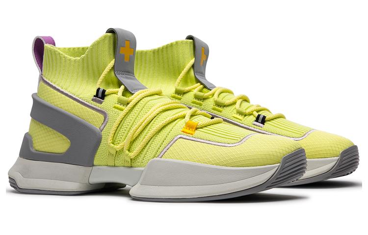 EQLZ EQUALIZER Zero Cell Breathable Coverage Support Balance Mid-Top Basketball Shoes Unisex Lime Green купить в интернет-магазине Yoocart с быстрой доставкой по России.
