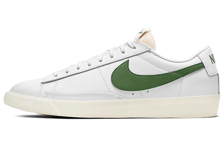 Nike Blazer Low Leather White Forest Green