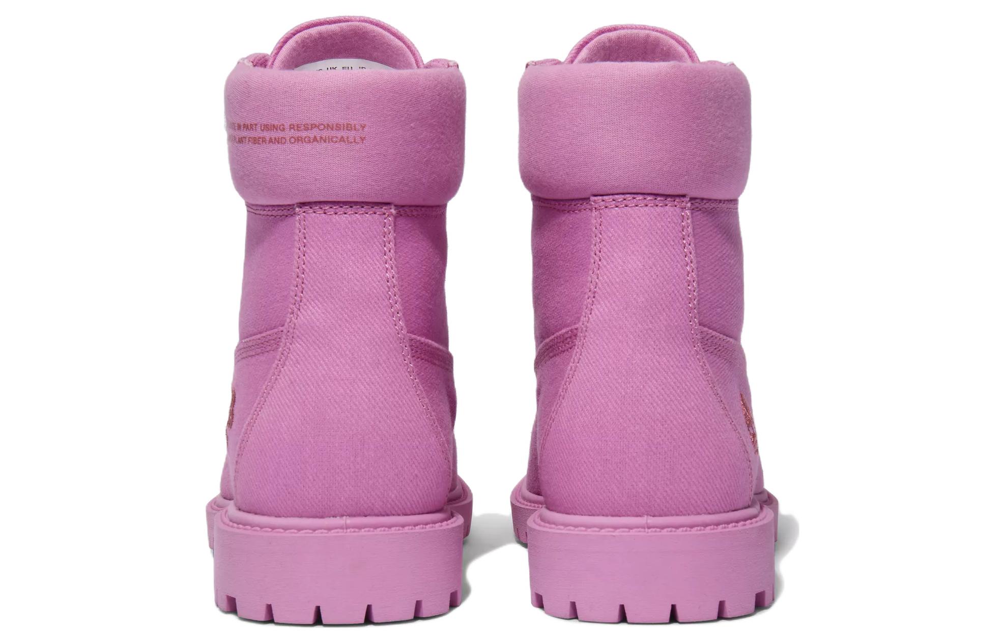 PANGAIA x Timberland Waterproof 6-inch Warm And Wear-Resistant Short Outdoor Boots Women's Pink купить в интернет-магазине Yoocart с быстрой доставкой по России.