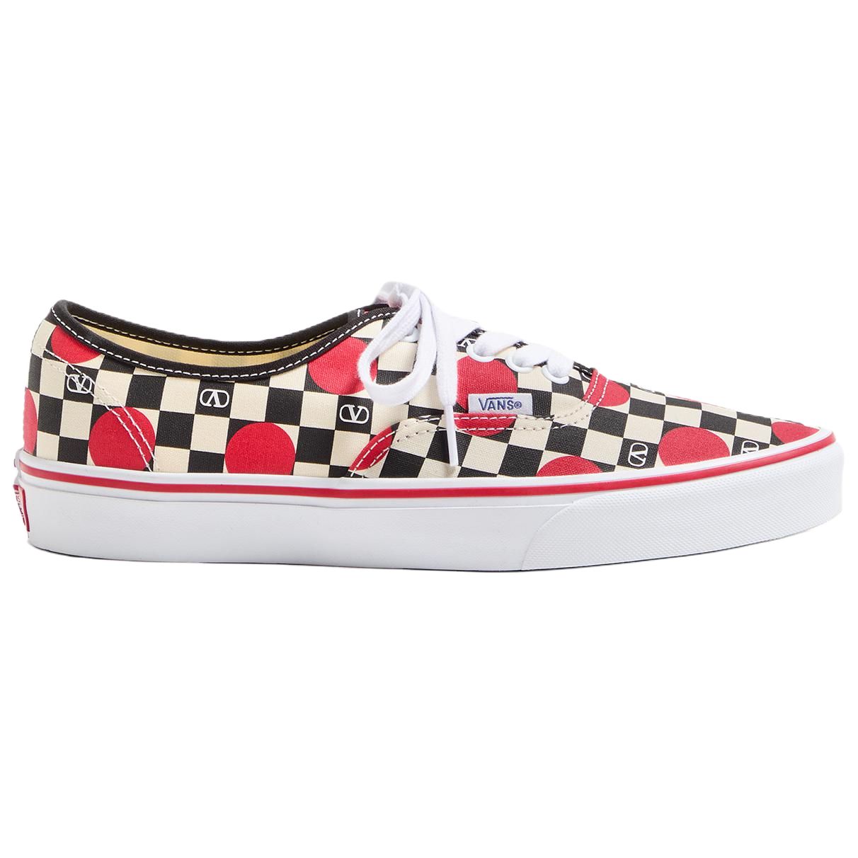 Valentino Vans Collaboration Vlogo Low top Canvas Shoes Men's Red