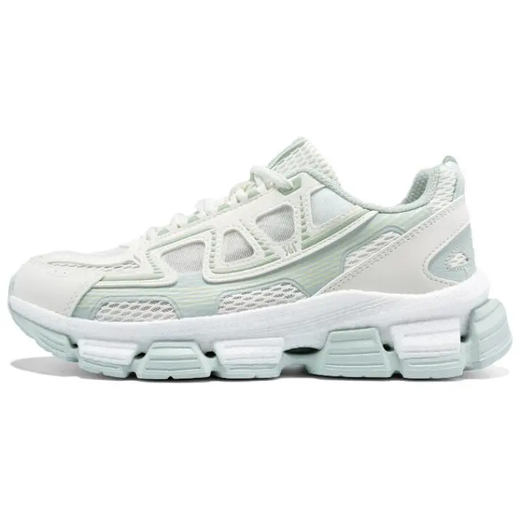 361° Slip Resistant Quick Dry Low Top Casual Shoes Women's Green White