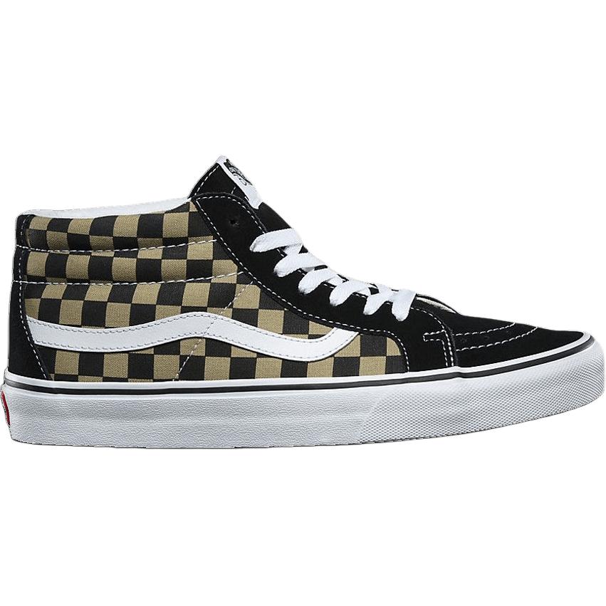 Vans SK8 MID Top Skateboard Shoes Unisex Black Brown