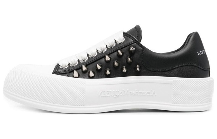 Alexander McQueen Deck Spike Stud Lace Up Sneakers Women's