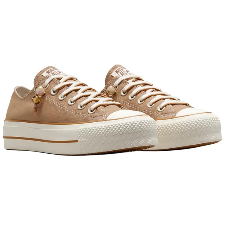 Converse Women's Chuck Taylor All Star Lift Low 'Khaki Charm' Women's