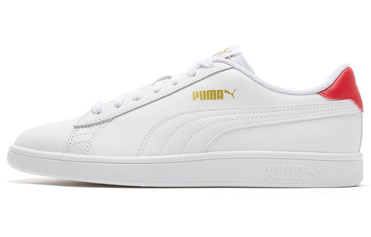 PUMA Smash V2 'White High Risk Red'