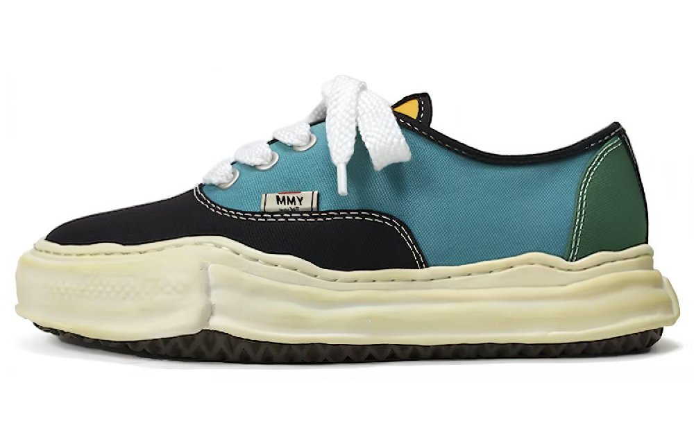 MIHARA YASUHIRO Maison MIHARA YASUHIRO Baker OD OG Sole Canvas Low Blue