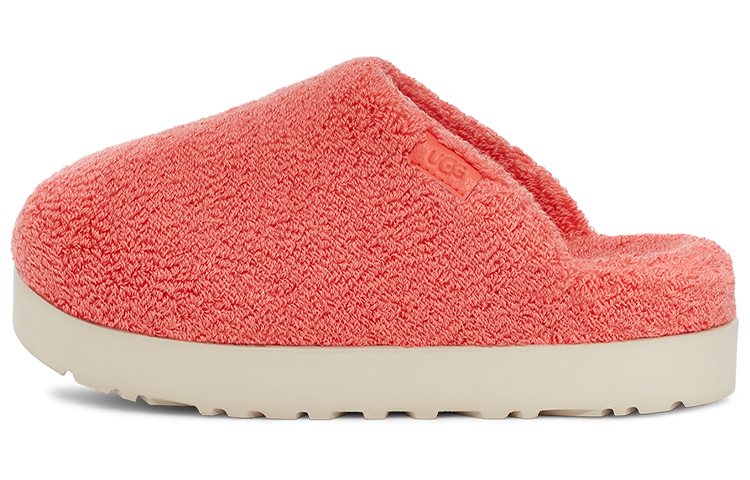 UGG Fuzz Sugar Terry Slide Fashion Slippers Women's Peach Pink