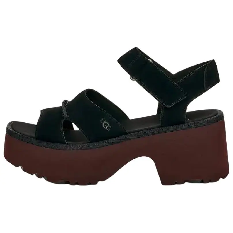 UGG New Heights One Strap Sandals Women's Black