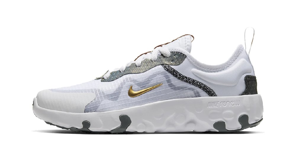 Nike Renew Lucent 'White Metallic Gold' GS