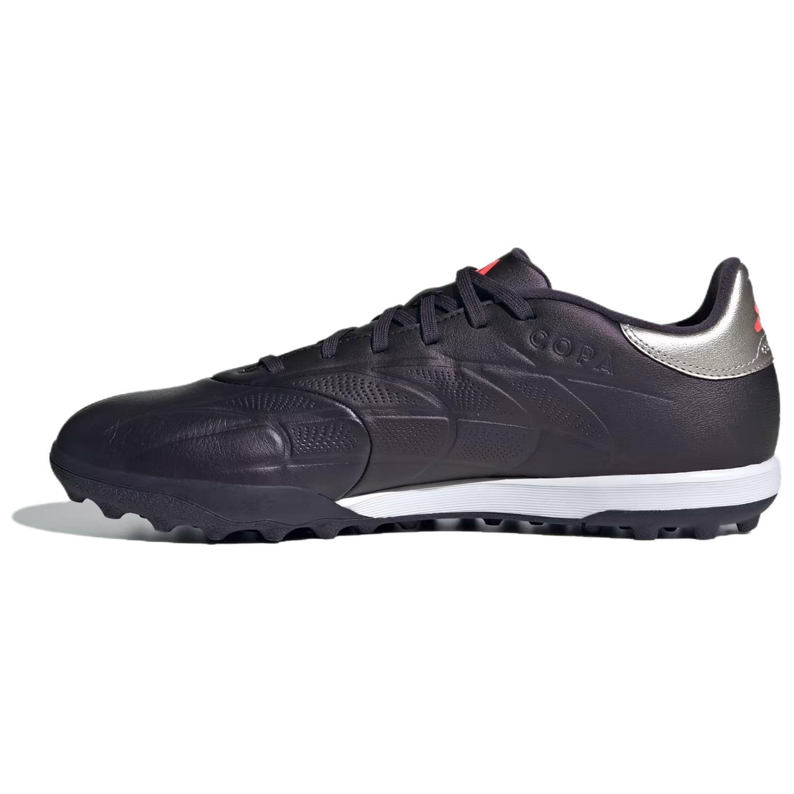 Adidas Copa Pure 2 League Turf Aurora Black Platinum Metallic Turbo