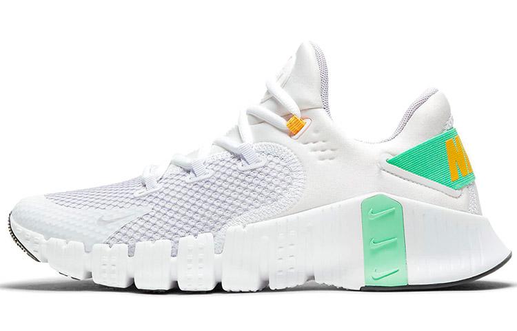 Nike Free Metcon 4 White Green Glow Women's
