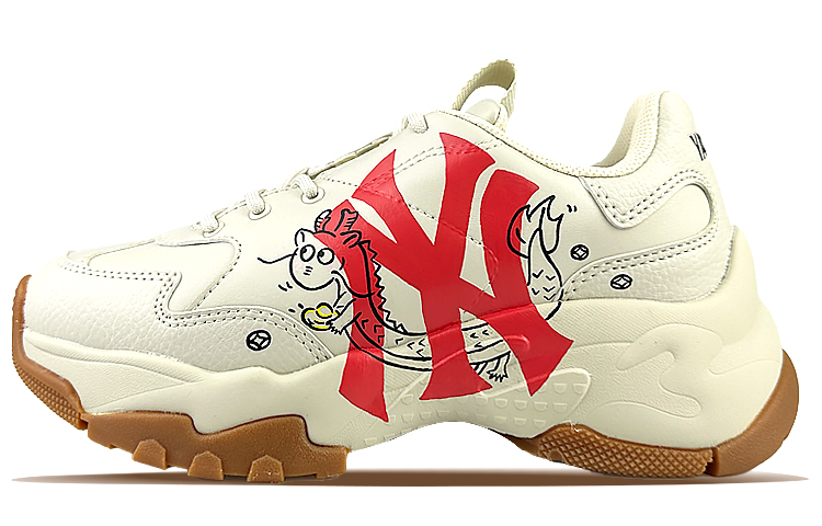 MLB Big Ball Chunky Chunky Sneakers Unisex Low-Top Red