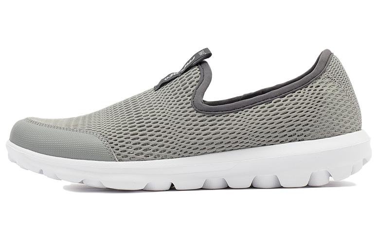361° Shock Absorbers With Slip Resistant And Abrasion Resistant Properties Low Top Sports Casual Shoes Men's White Gray