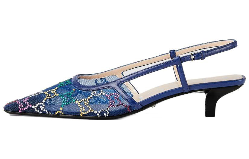 GUCCI 30mm GG Crystal-embellished Pumps