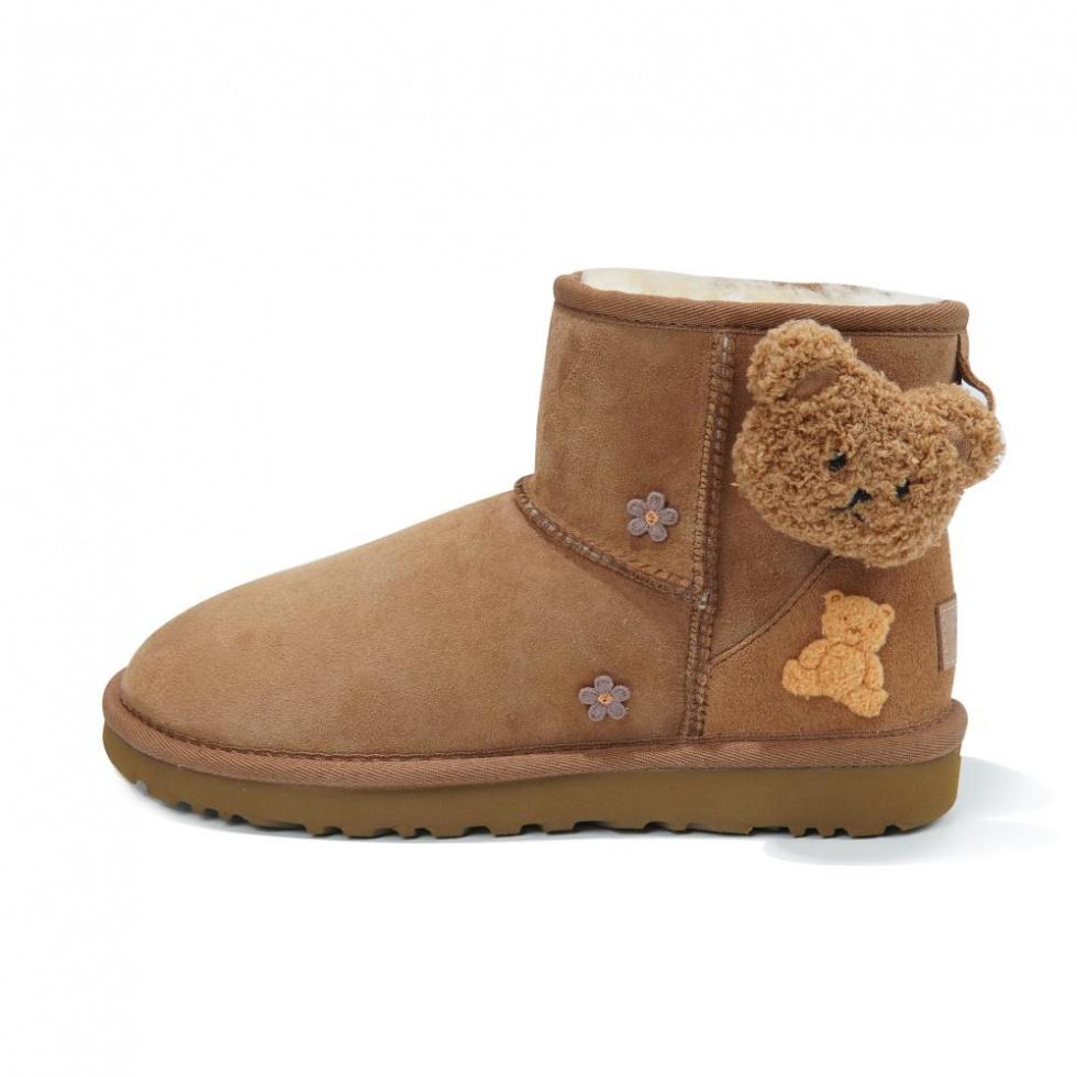 UGG CLASSIC MINI Short Snow Boots Women's Brown