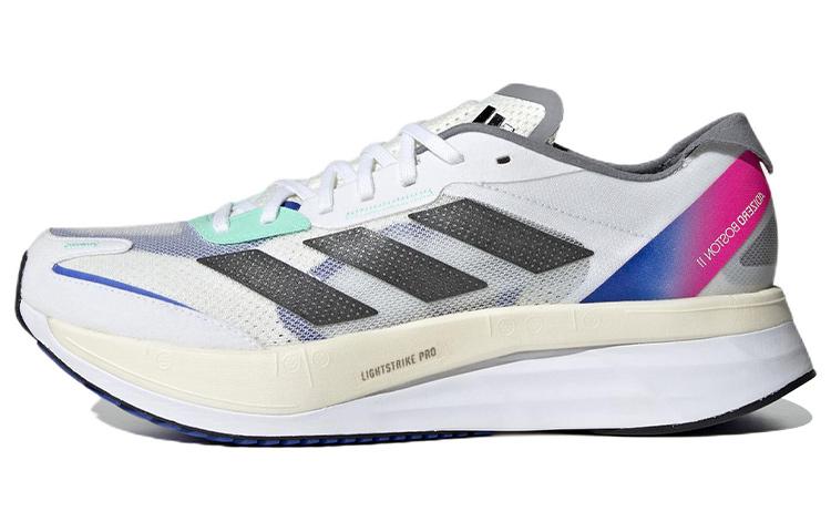 Adidas Adizero Boston 11 'White Lucid Blue Fuchsia'