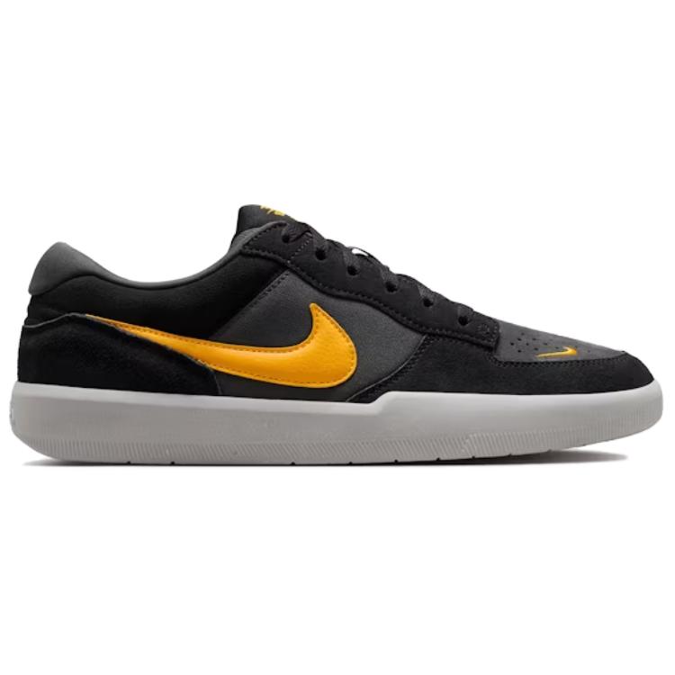 Nike SB Force 58 Skateboard Shoes Unisex Black Yellow