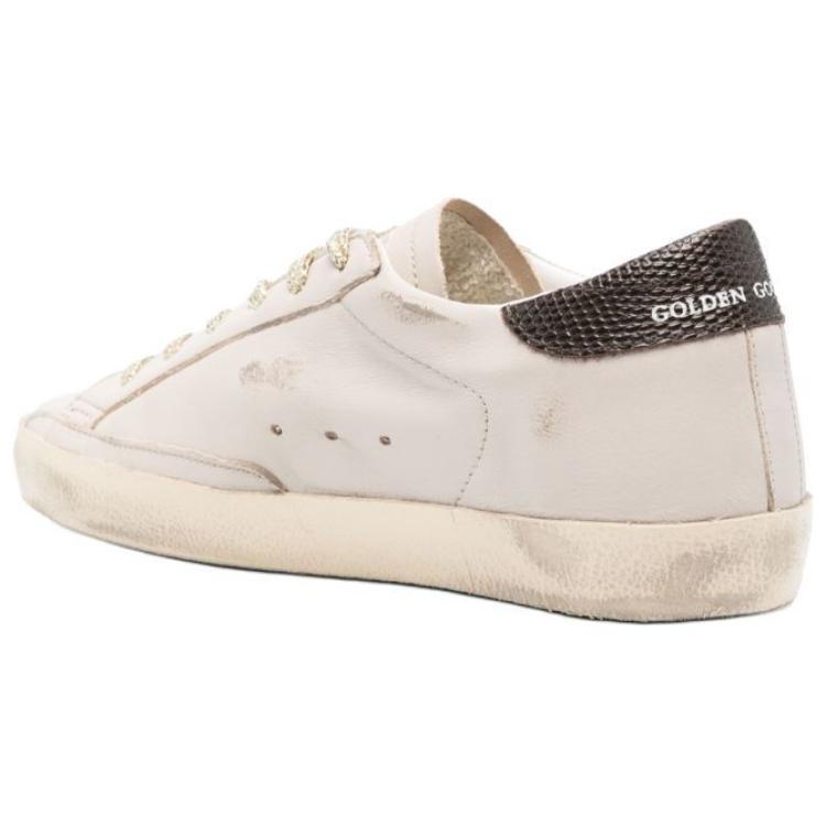 Golden Goose Super Star Low Top Skateboard Shoes Women's White