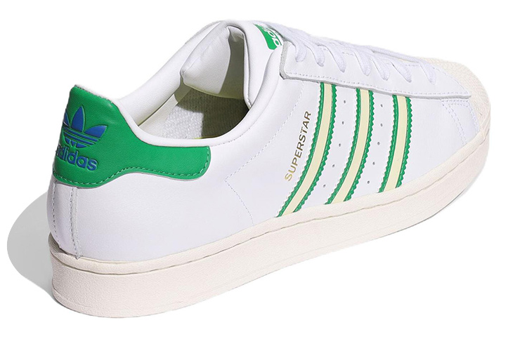 Adidas Superstar Team Colors White Green