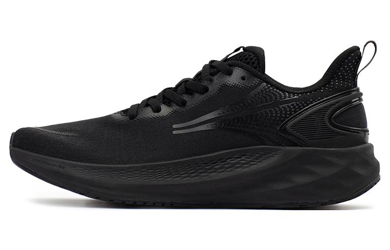 361° Effortless 2.0 Anti-Slip And Wear-Resistant Breathable Low-Top Running Shoes Men's Black