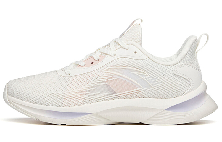 Anta Running Collection Anti-Slip Wear-Resistant Low-Top Running Shoes Women's White