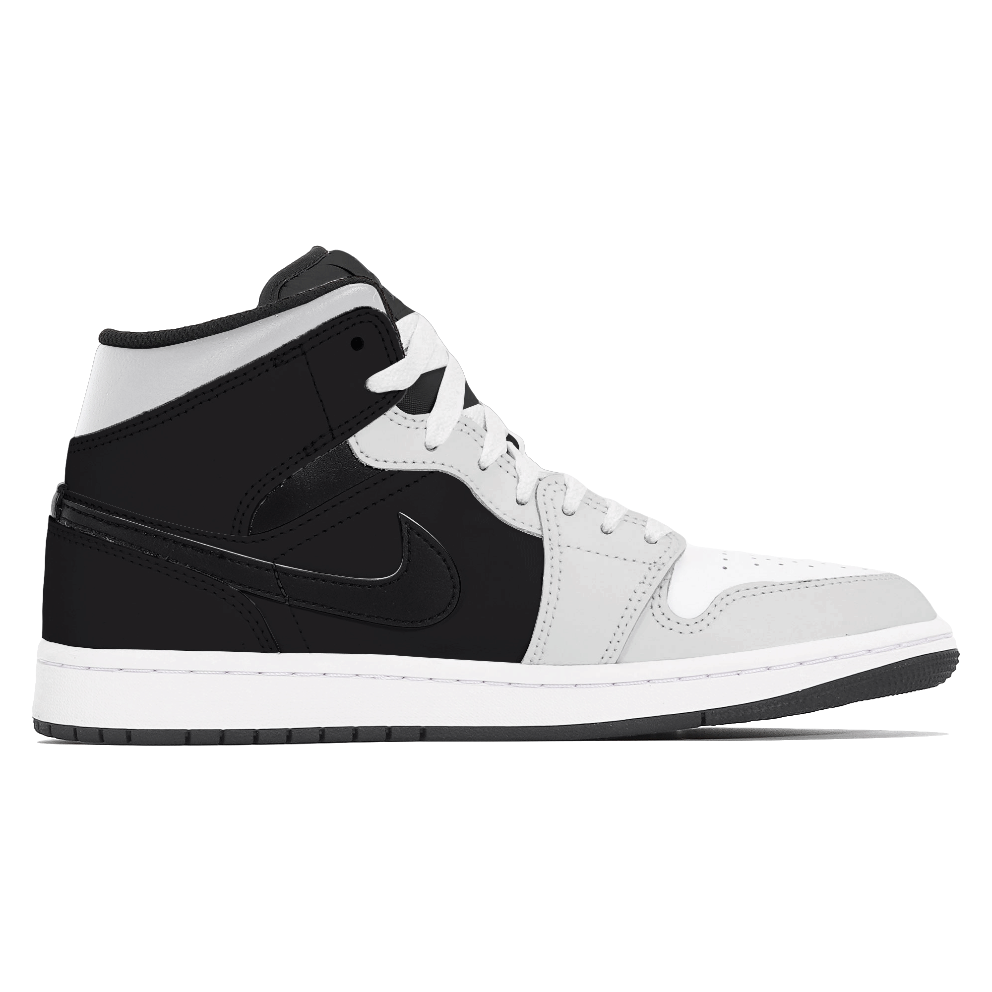 Jordan Air Jordan 1 Gripping Dust, Mysterious Ink Abrasion Resistant Mid Top Vintage Basketball Shoes Men's Black Gray купить в интернет-магазине Yoocart с быстрой доставкой по России.