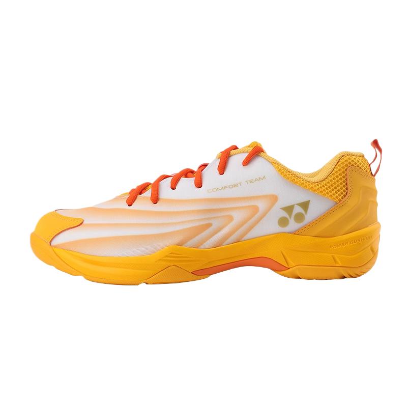 YONEX Power Cushion Abrasion-Resistant Low-Top Badminton Shoes Unisex Yellow Orange