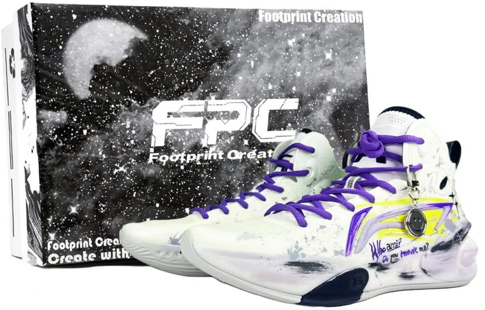 LiNing YuShuai 17 Cushioning Abrasion Resistant Breathable High top Basketball Shoes Men's Dark Violet