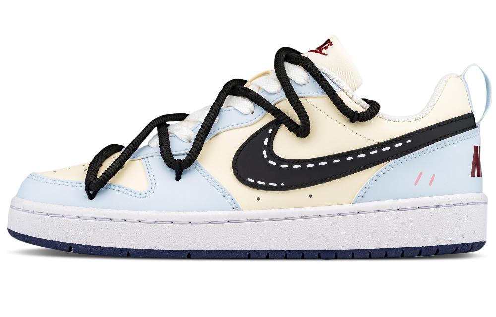 Nike Court Borough Skateboard Shoes Women's Low-Top Ecru