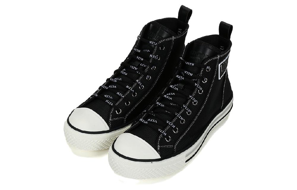 Valentino Giggies High-Top Canvas Shoes Men's