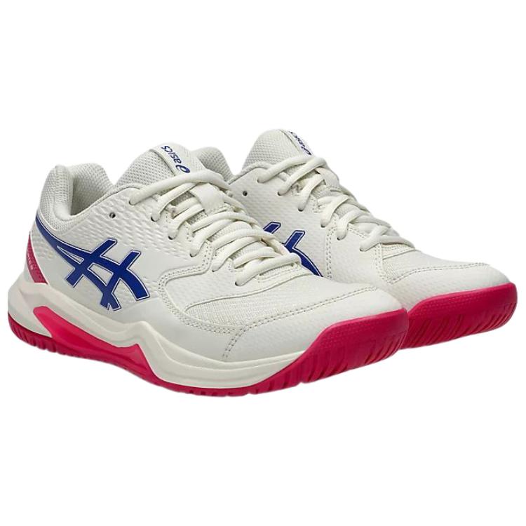 Asics Gel Dedicate 8 Tennis Shoes Women's White Blue Pink купить в интернет-магазине Yoocart с быстрой доставкой по России.