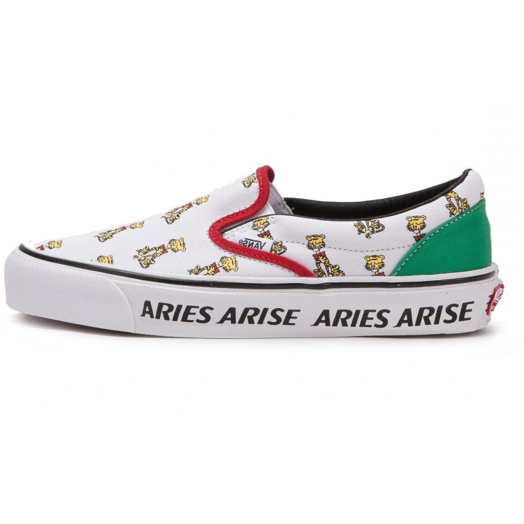 Vans X Aries Og Classic Slipon White