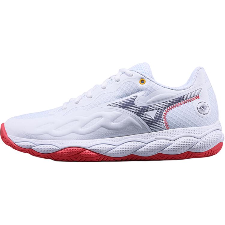 Mizuno WAVE ENFORCE COURT Breathable Low Top Tennis Shoes Women's White