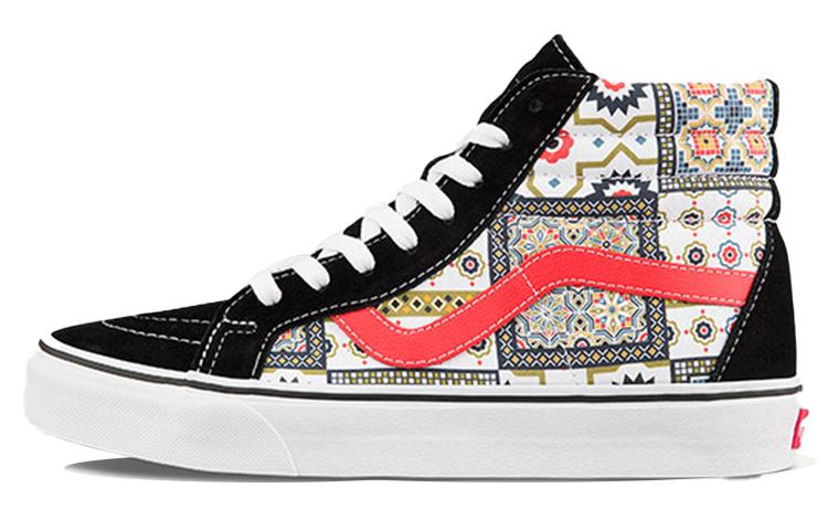 Sk8 Vans-Hi Reissue 'Moroccan Tile Check - Orange'
