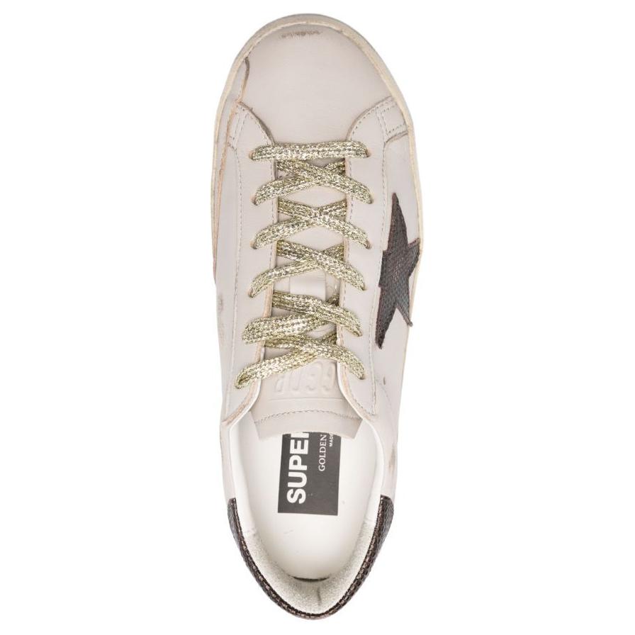 Golden Goose Super Star Low Top Skateboard Shoes Women's White