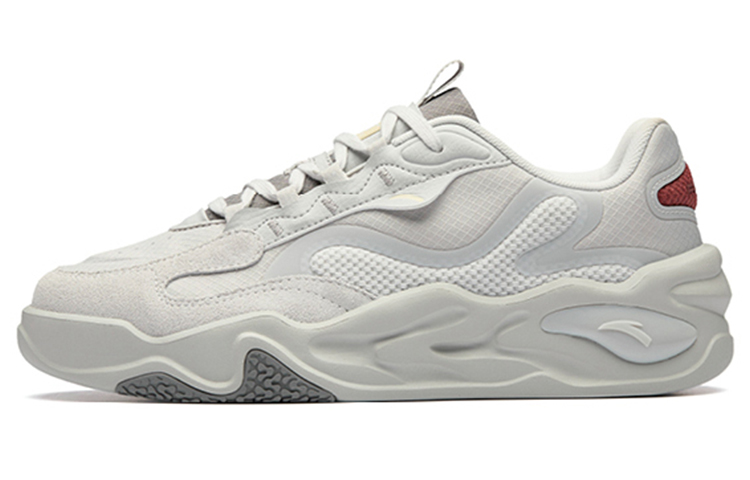 Anta Tianxing Shock Absorbers With Slip Resistant And Abrasion Resistant Properties Low Top Sports Casual Shoes Gray