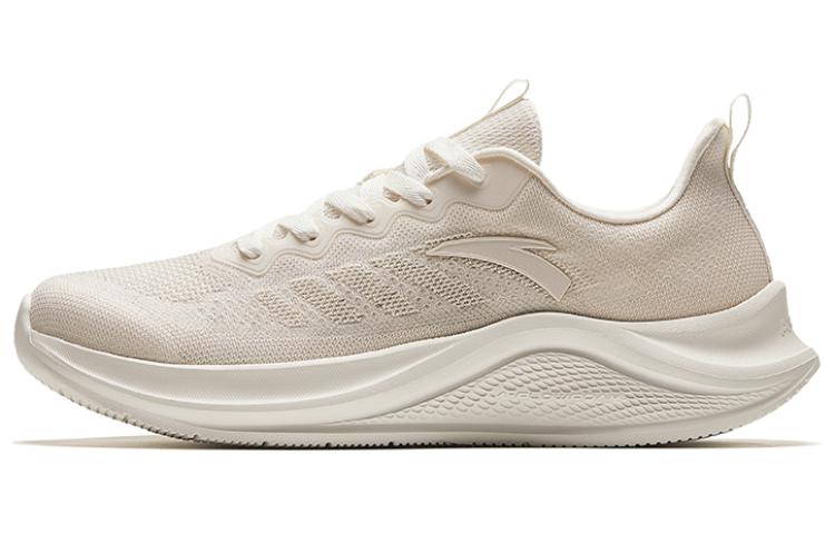 Anta Slip Resistant Waterproof And Breathable Lightweight Low Top Running Shoes Men's Beige