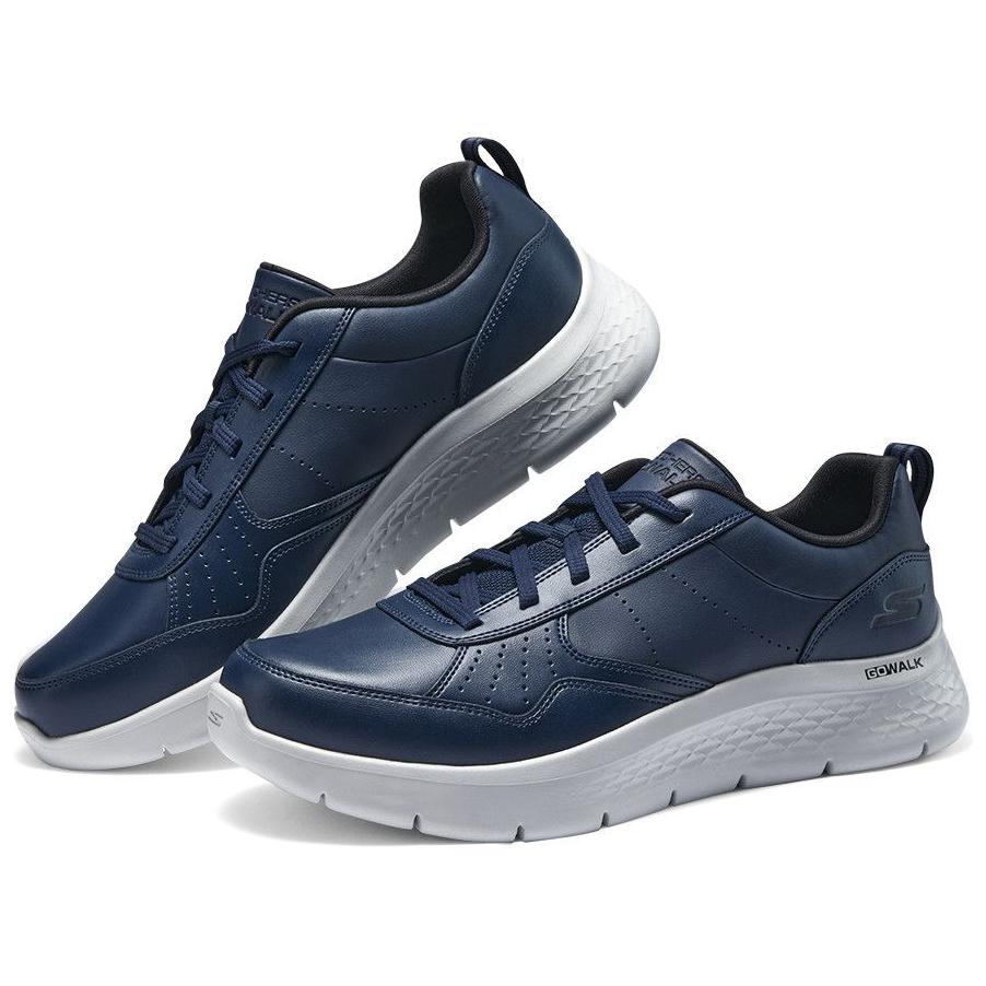 Skechers Go Walk Fle Low Top Casual Shoes Men's Marine Blue