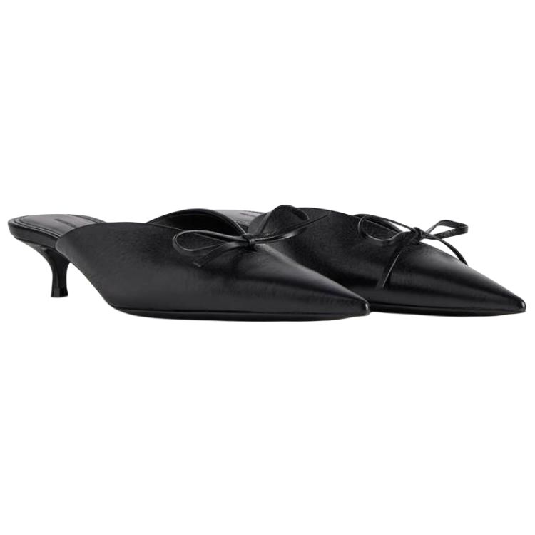 Balenciaga Knife Bow Detailed Mules Women's купить в интернет-магазине Yoocart с быстрой доставкой по России.