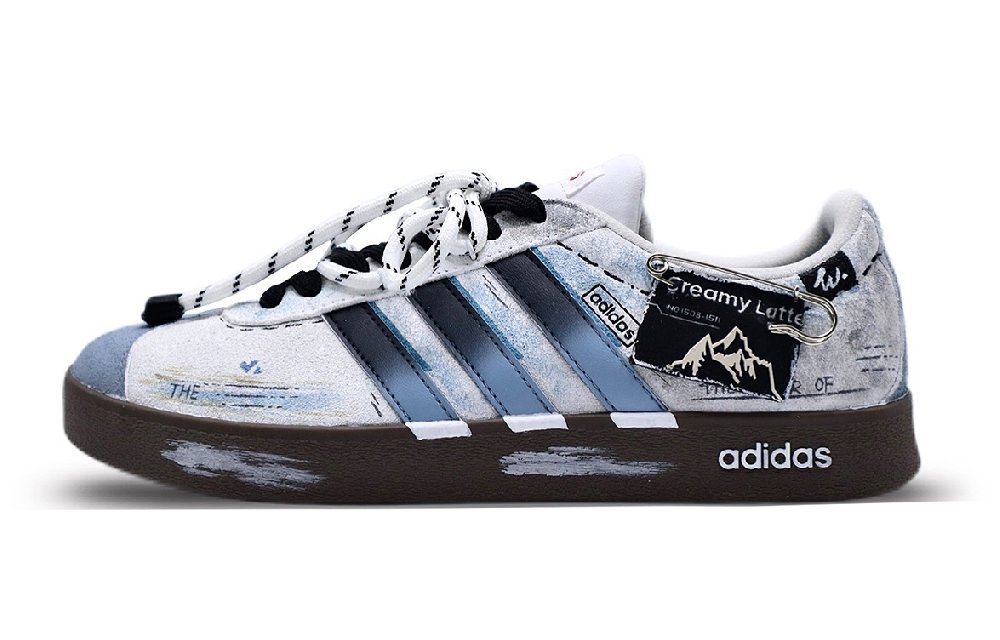 Adidas Neo VL Court Lifestyle Skateboard Shoes Unisex Low-Top Blue/White