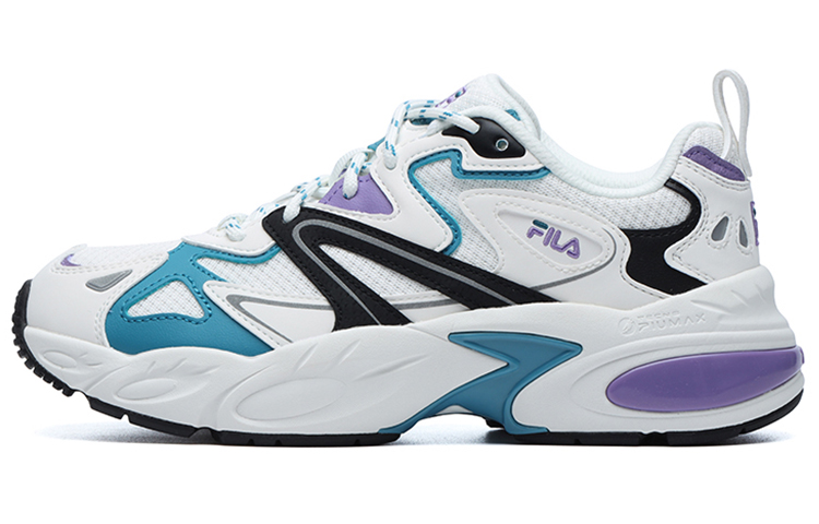 FILA Hertitage Low Top White/Purple Women's