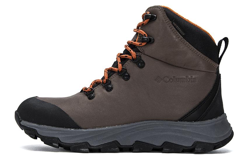 Columbia Expeditionist Boot Anti-Slip Wear-Resistant High-Top Outdoor Shoes Men's Brown Black