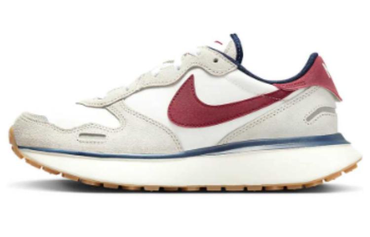 Nike Phoenix Waffle Light Bone Team Red Women's