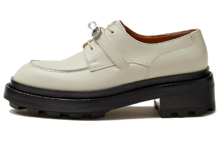HERMES First Oxford Shoes Women's White