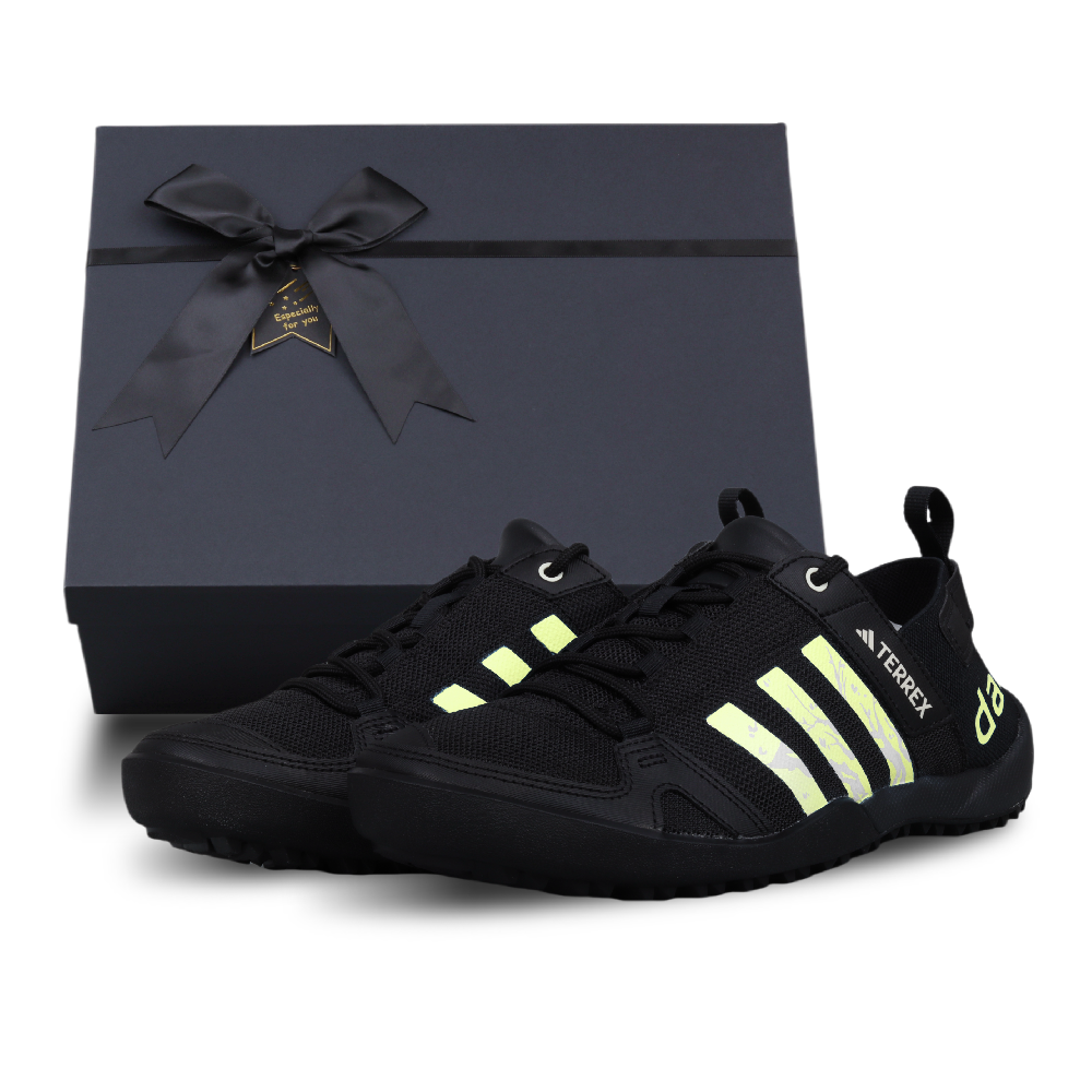 Adidas Terrex Daroga Abrasion Resistant Breathable Low top Hiking Shoes Unisex Black Xiang Yellow