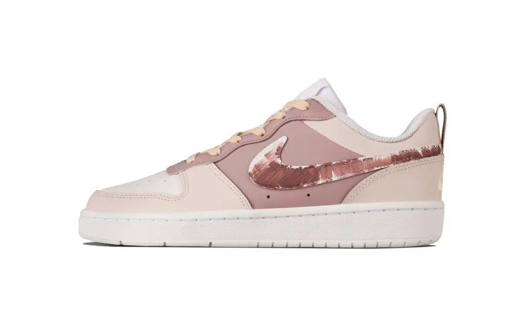 Nike Court Vision 1 Powder Trace Abrasion Resistant Low Top Skateboard Shoes Unisex Cinnamon